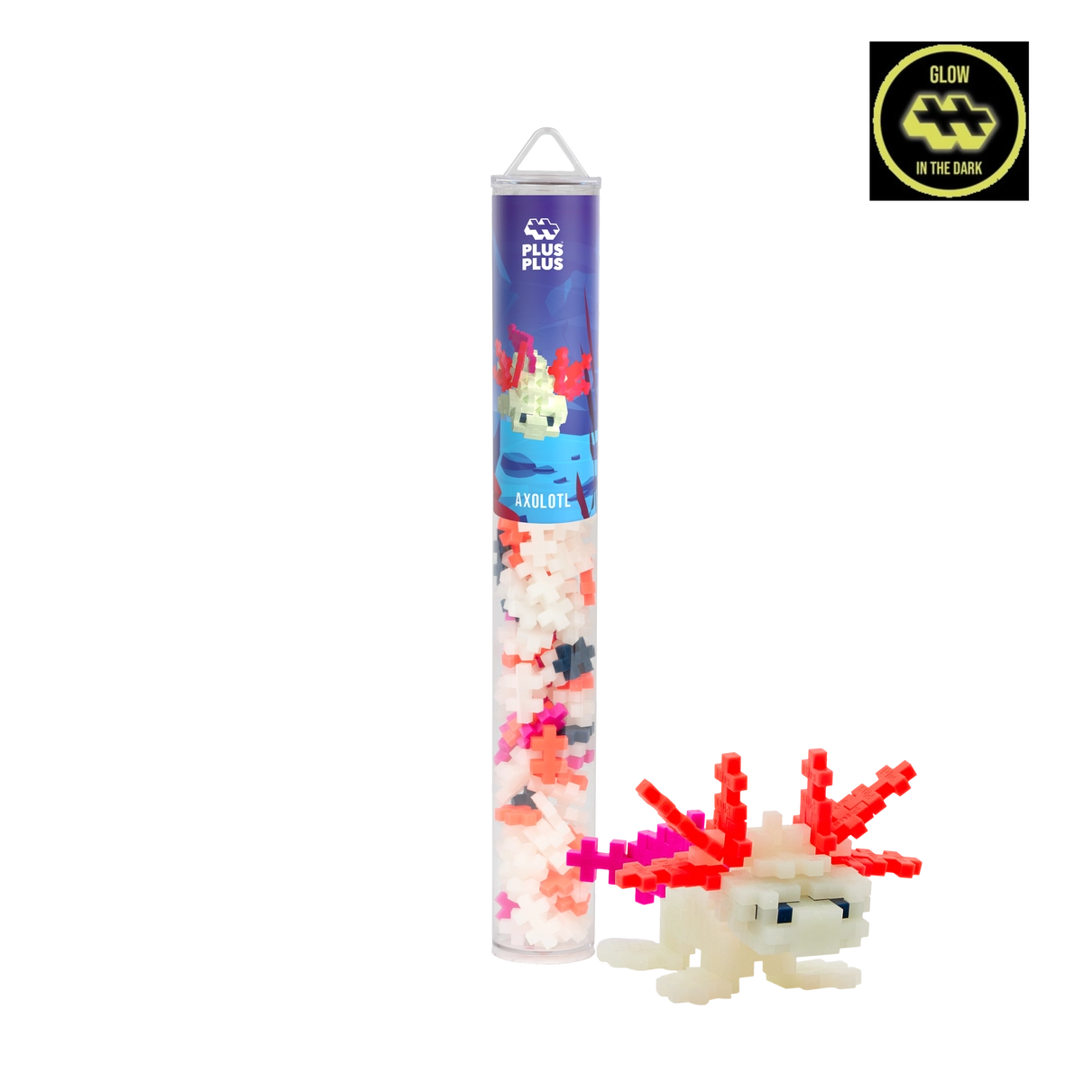 tube 100 pcs animaux jeu de construction plus plus