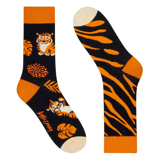 Chaussettes Dépareillées Tigres