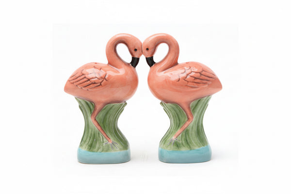 Salière et poivrière Flamants Roses
