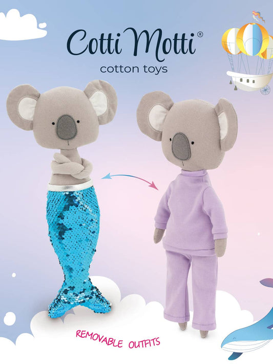 CADEAUPAKKET: Annie de Koala knuffel + zeemeerminstaart