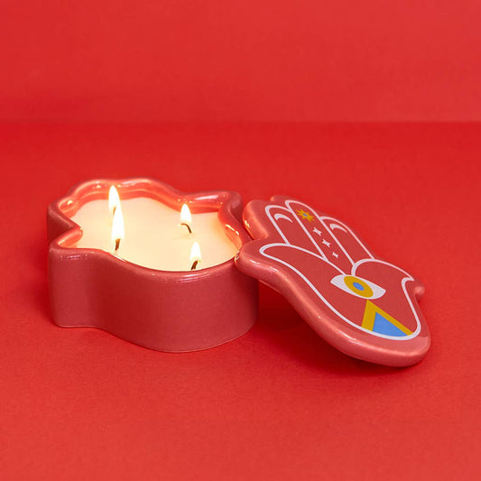 Lucky Hand Red Candle