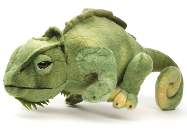 Caméléon vert - 28 cm (longueur) - Peluche Uni Toys