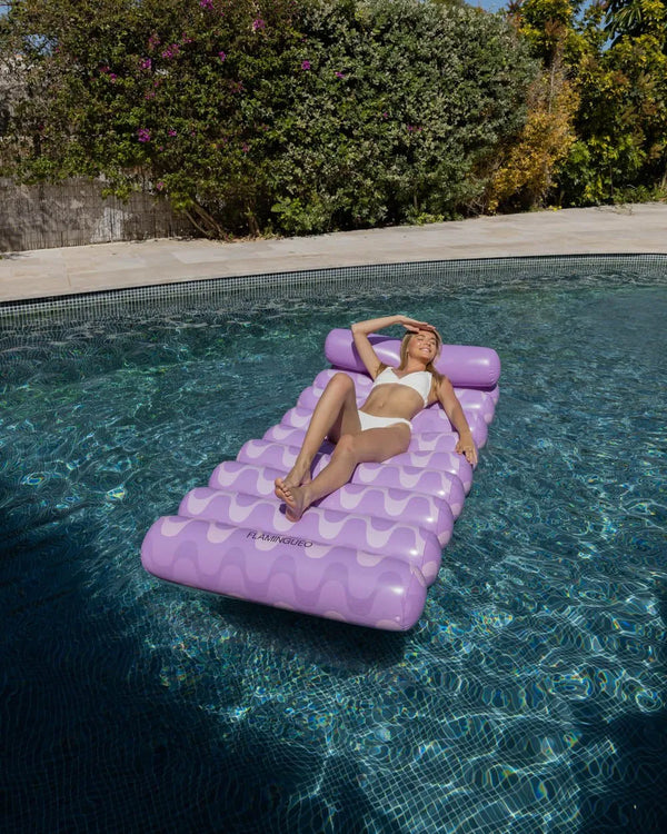 Pink reclining pool float - HARMONY