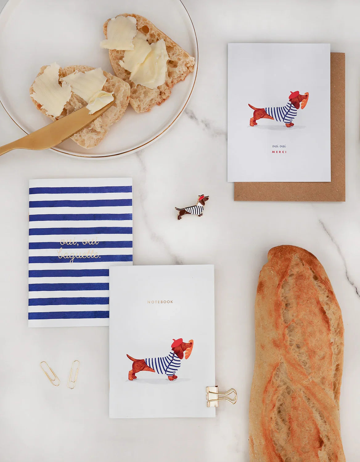 Duo Oui Baguette - Pocket Notebook A6 DUO