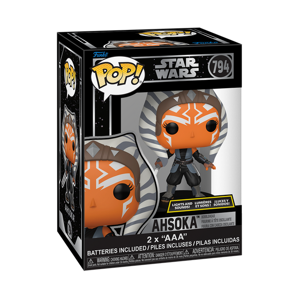 Pop! Lights and Sounds Ahsoka #794 - vue officielle Funko 2