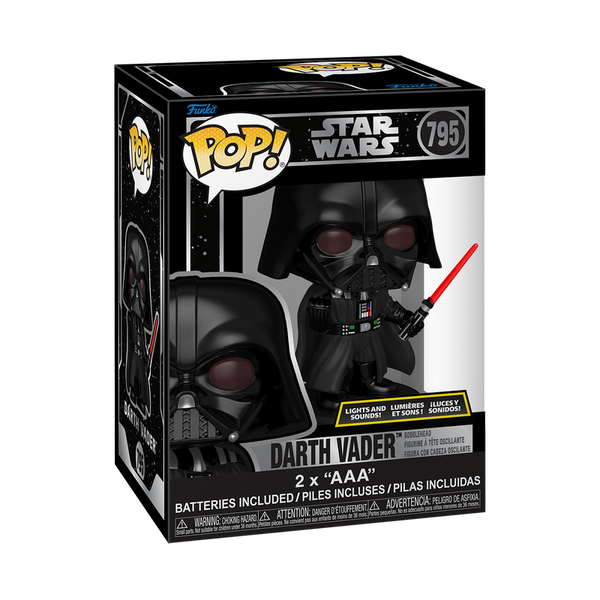 Pop! Lights and Sounds Darth Vader with Lightsaber #795 - vue officielle Funko 2