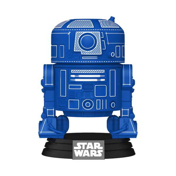 Pop! R2-D2 (Blueprint Deco) #798 - vue officielle Funko 1