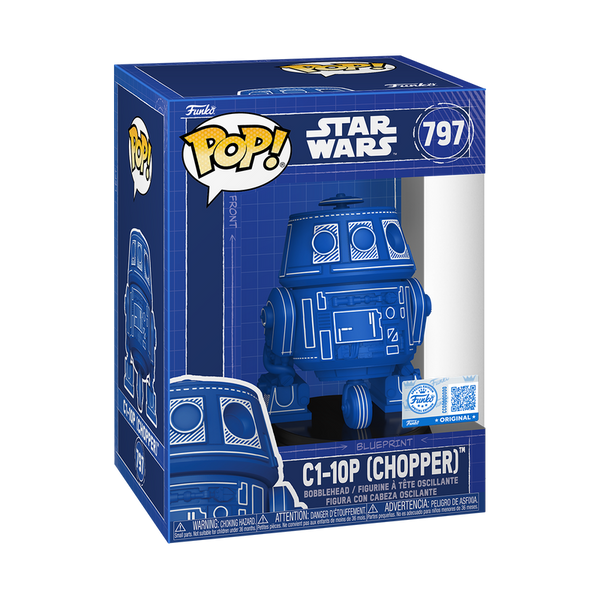 Pop! C1-10P (Chopper) (Blueprint Deco) #797 - vue officielle Funko 2