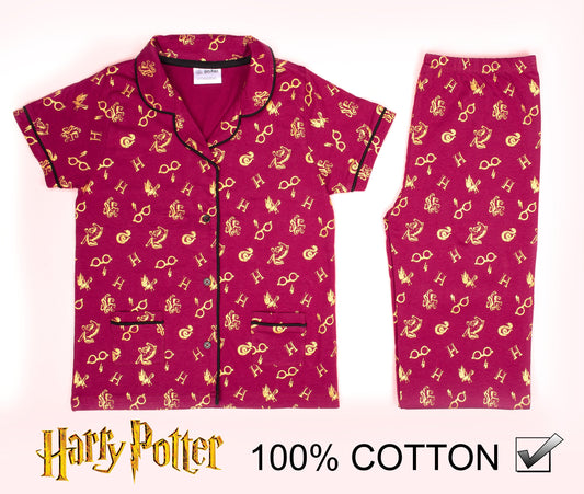Pyjama – Set with Buttons – Harry Potter