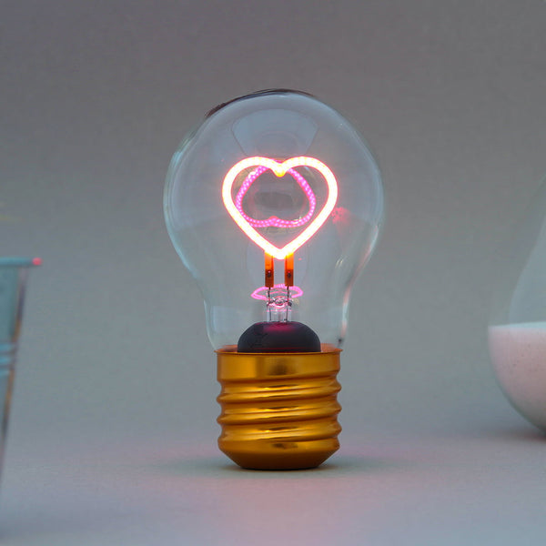Heart-shaped wireless bulb