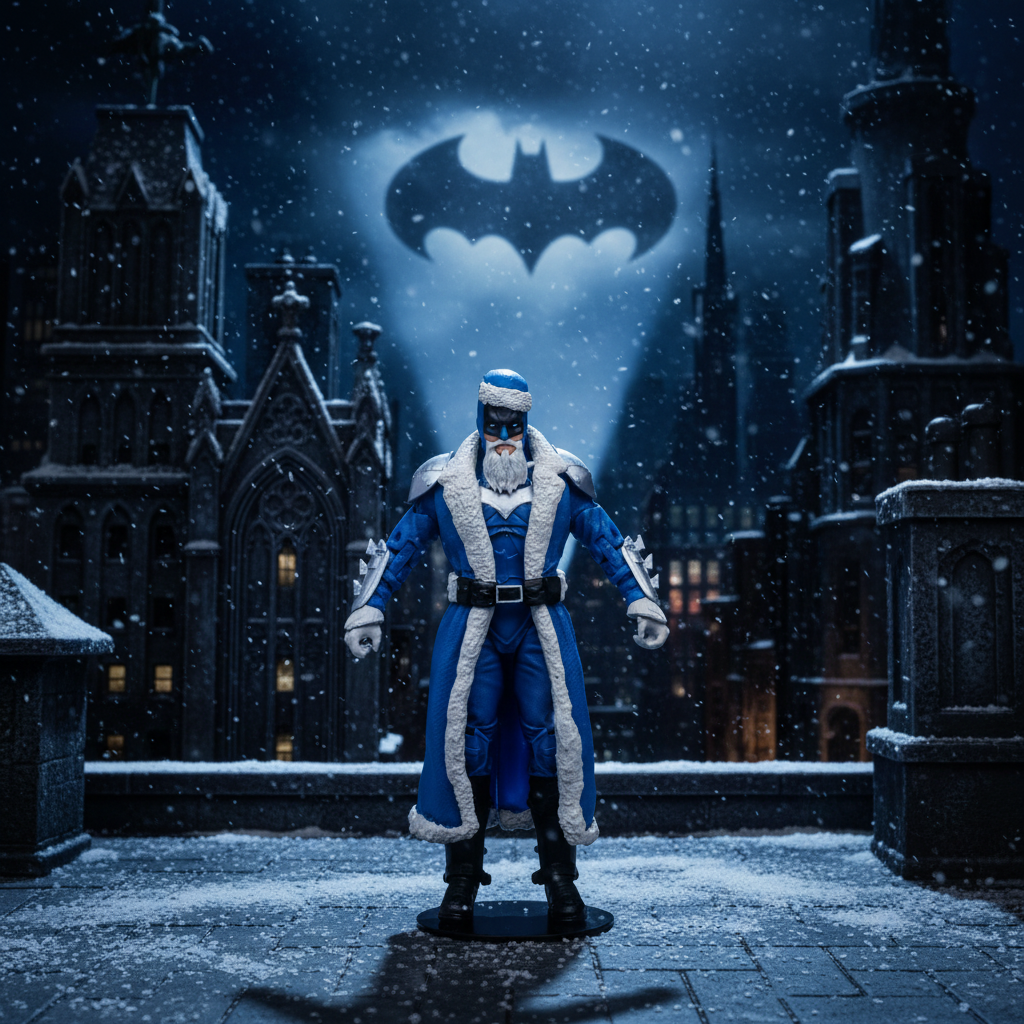Batman Kerstman (Blauw) Gouden Label