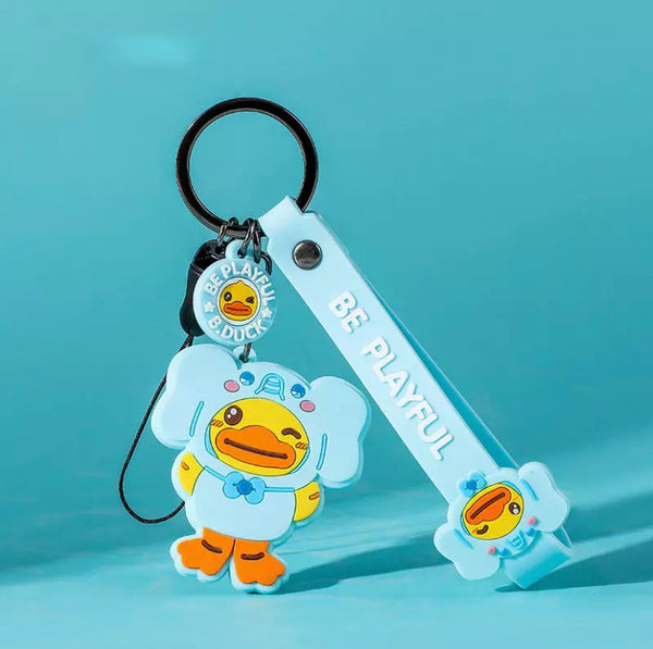 Schlüsselanhänger mit Ente und Elefant