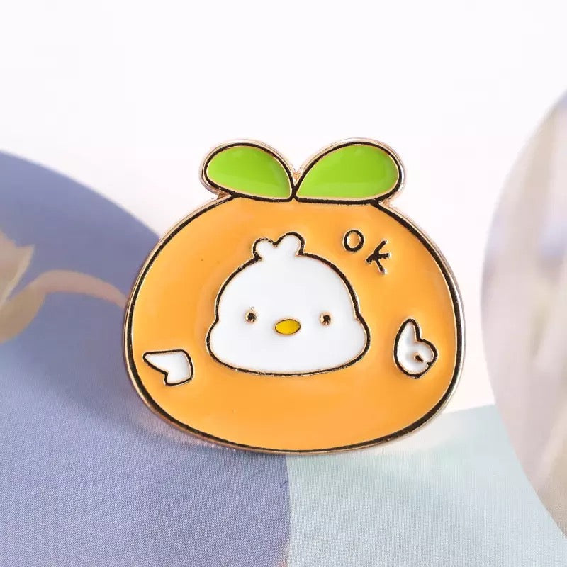 Pin's Canard Blanc Pêche