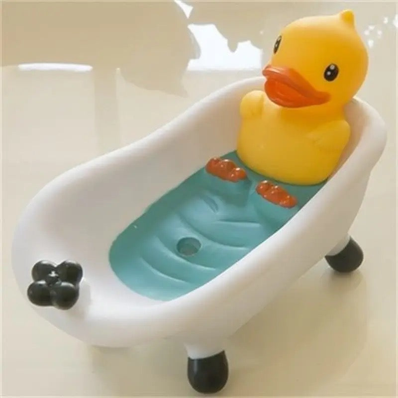 Duck soap holder