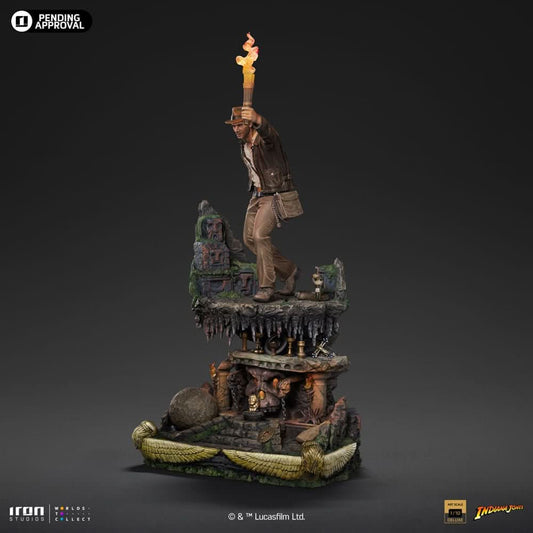 Indiana Jones Deluxe Statue - Indiana Jones - Art Scale 1/10 - Iron Studios