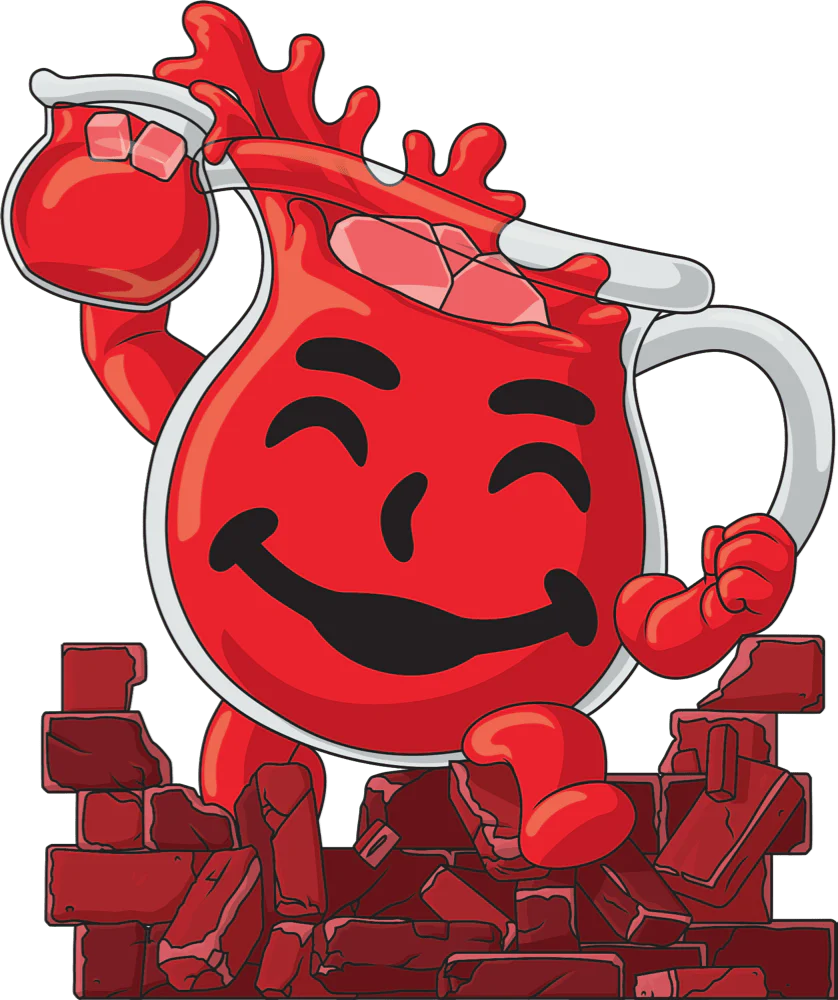 meme collection vinyl figurine kool aid man youtooz