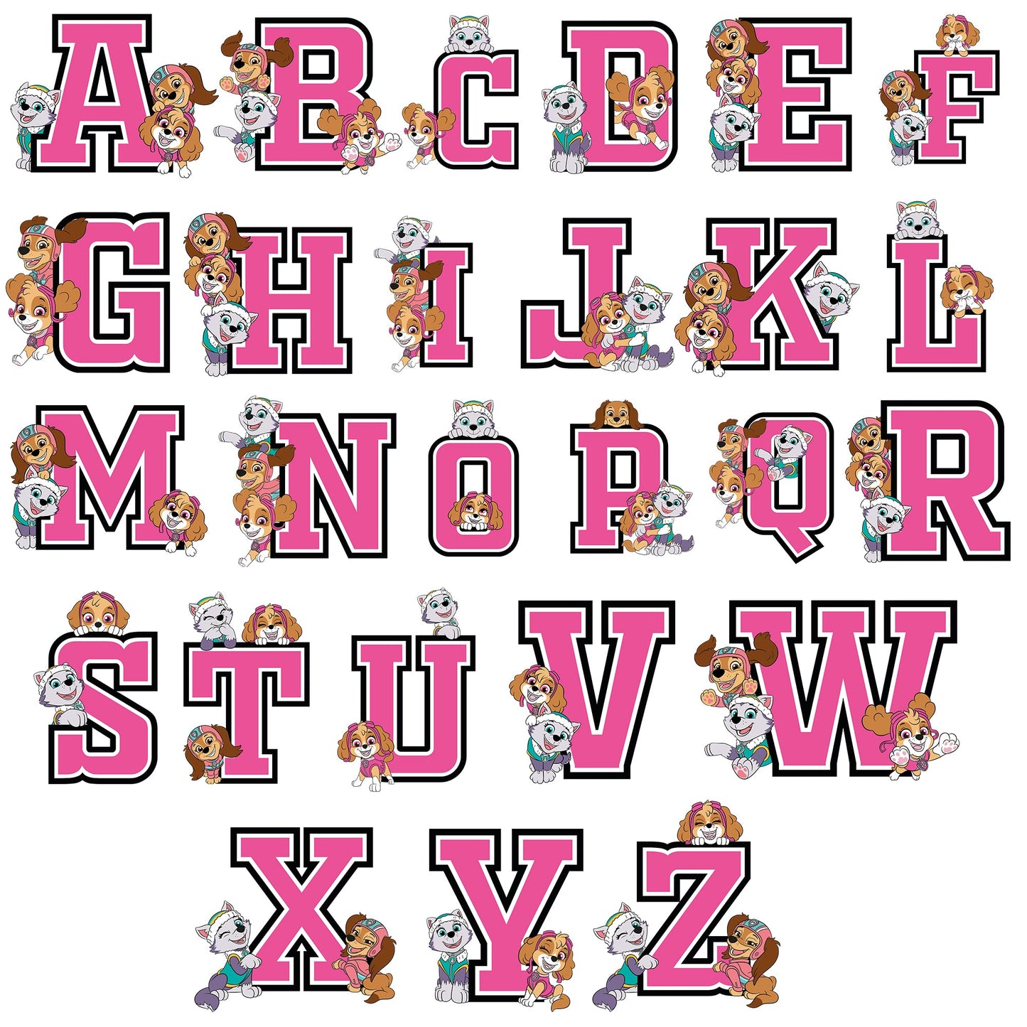 Paw Patrol Personalized Pyjama with Letter