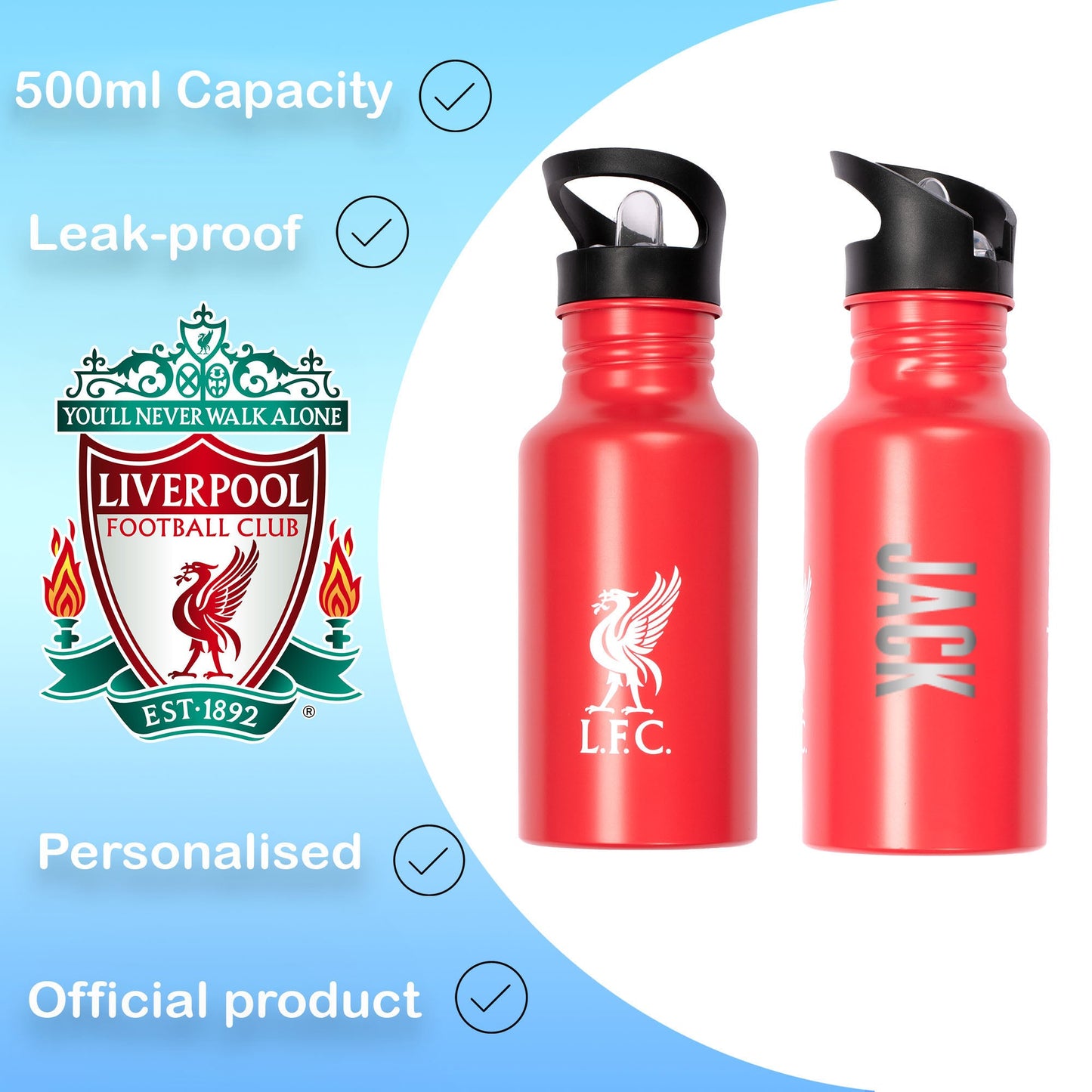 Liverpool FC Metal Gourde 500ml