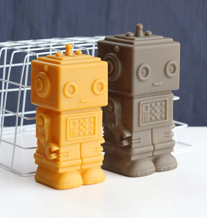 Brown Robot Piggy Bank