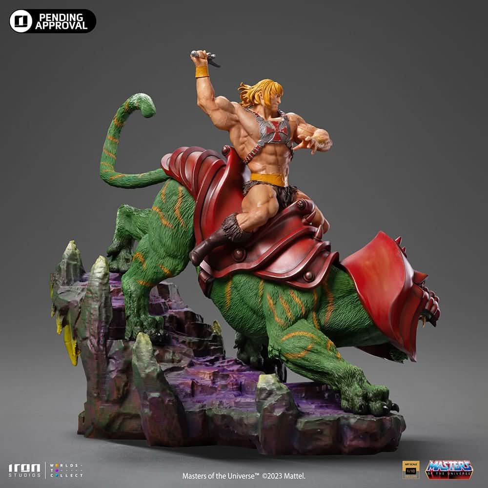 He-Man and Battle Cat Statue - Masters of the Universe - Art Scale 1/10 - Iron Studios