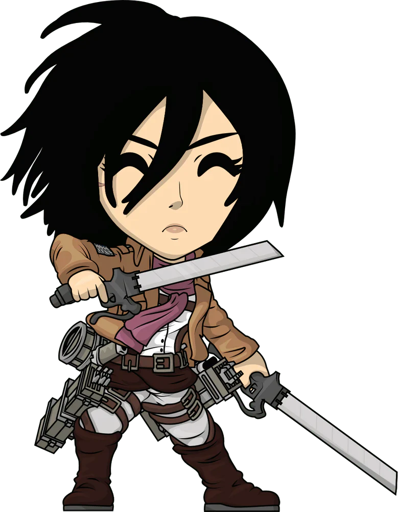 attack on titan vinyl figurine mikasa youtooz