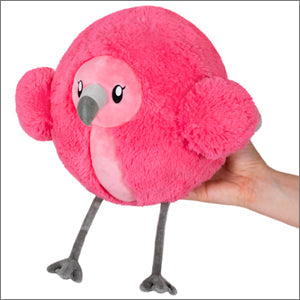Mini Squishable Fluffy Pink Flamingo