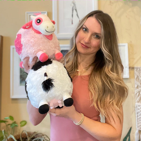 Mini Squishable Strawberry Cow