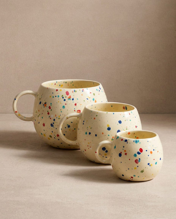 Mug boule New Party jaune – 250 ml