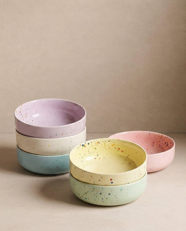 New Party Bol 15cm - Mélange 6 Pièces
