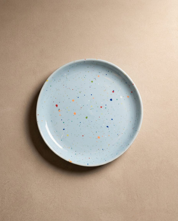 New Party Bread Plate 17cm Soft Blue