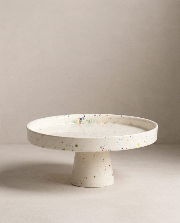 New Party Cake Stand 28cm White
