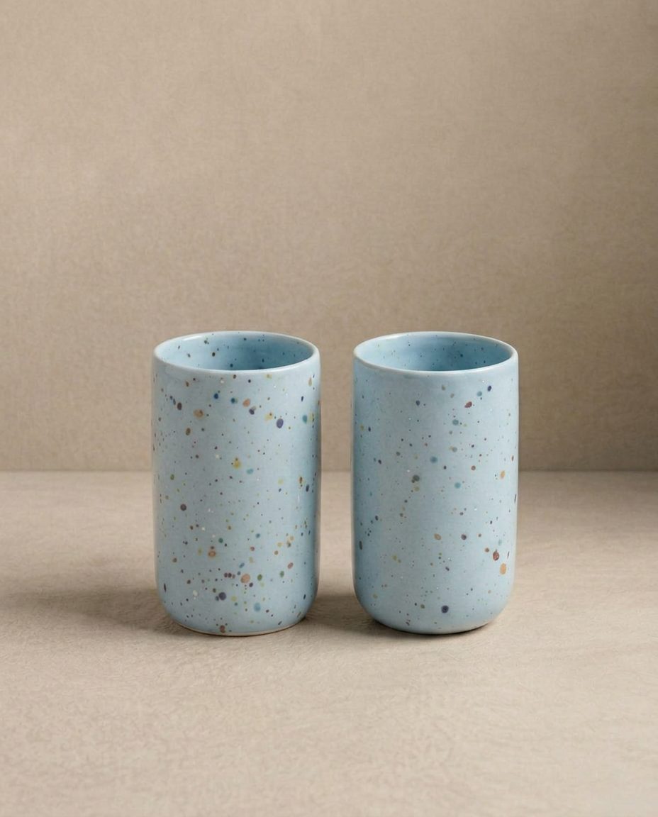 New Party Long Cup 330ml Soft Blue