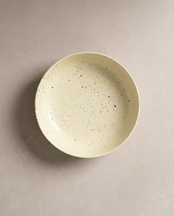 New Party Pasta Plate 21cm Yellow
