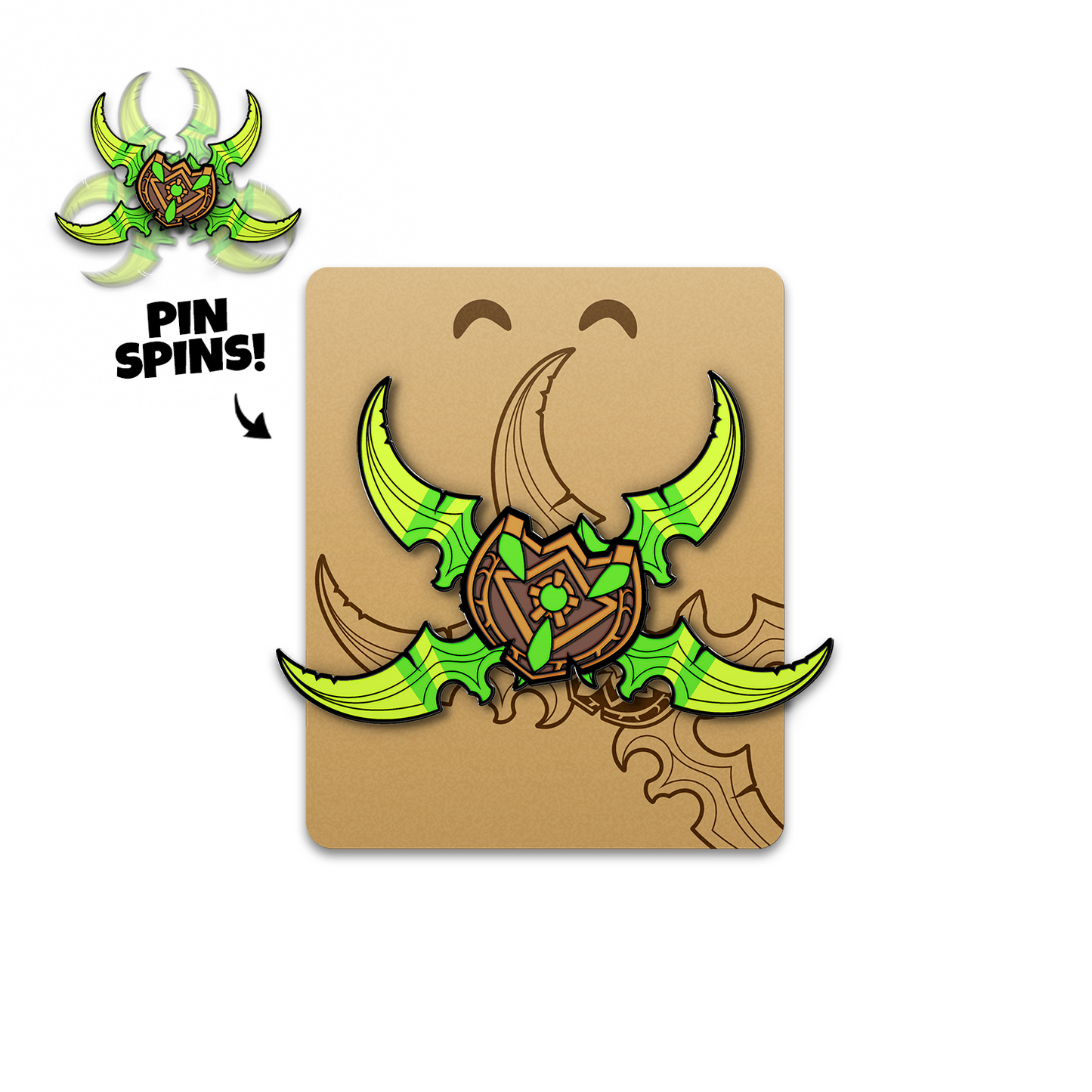 Illidan Stormrage's Warglaives Pin