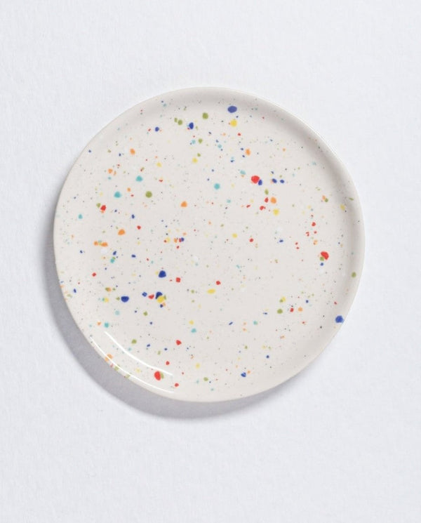 New Party Bread Plate 17cm White