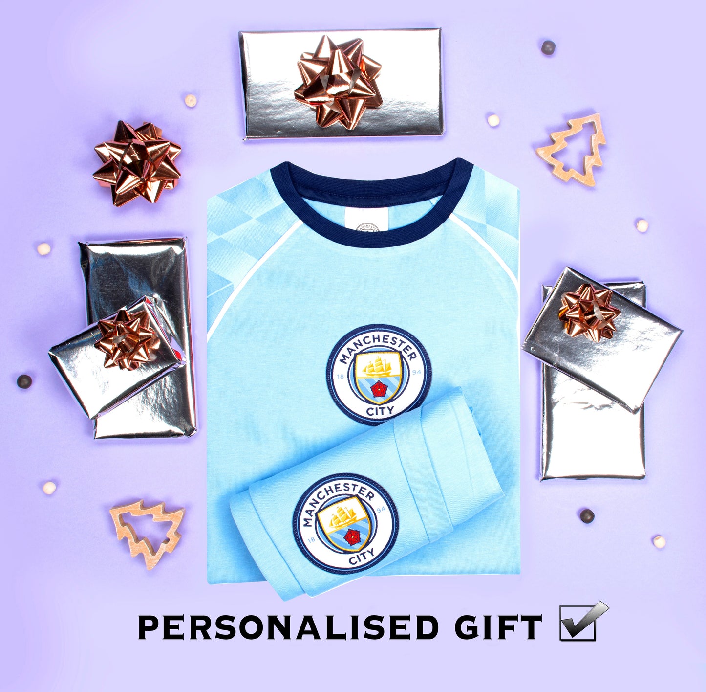 Manchester City F.C. Personalized Pajamas