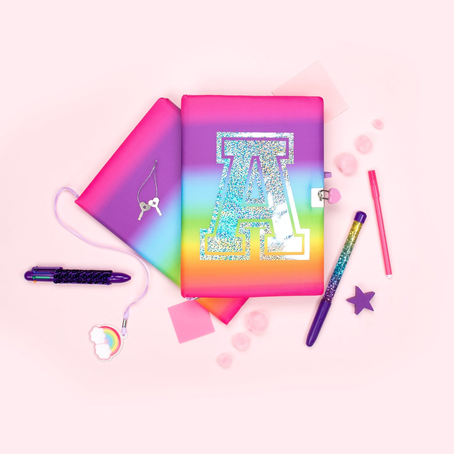 Personalized Secret Diary - Rainbow