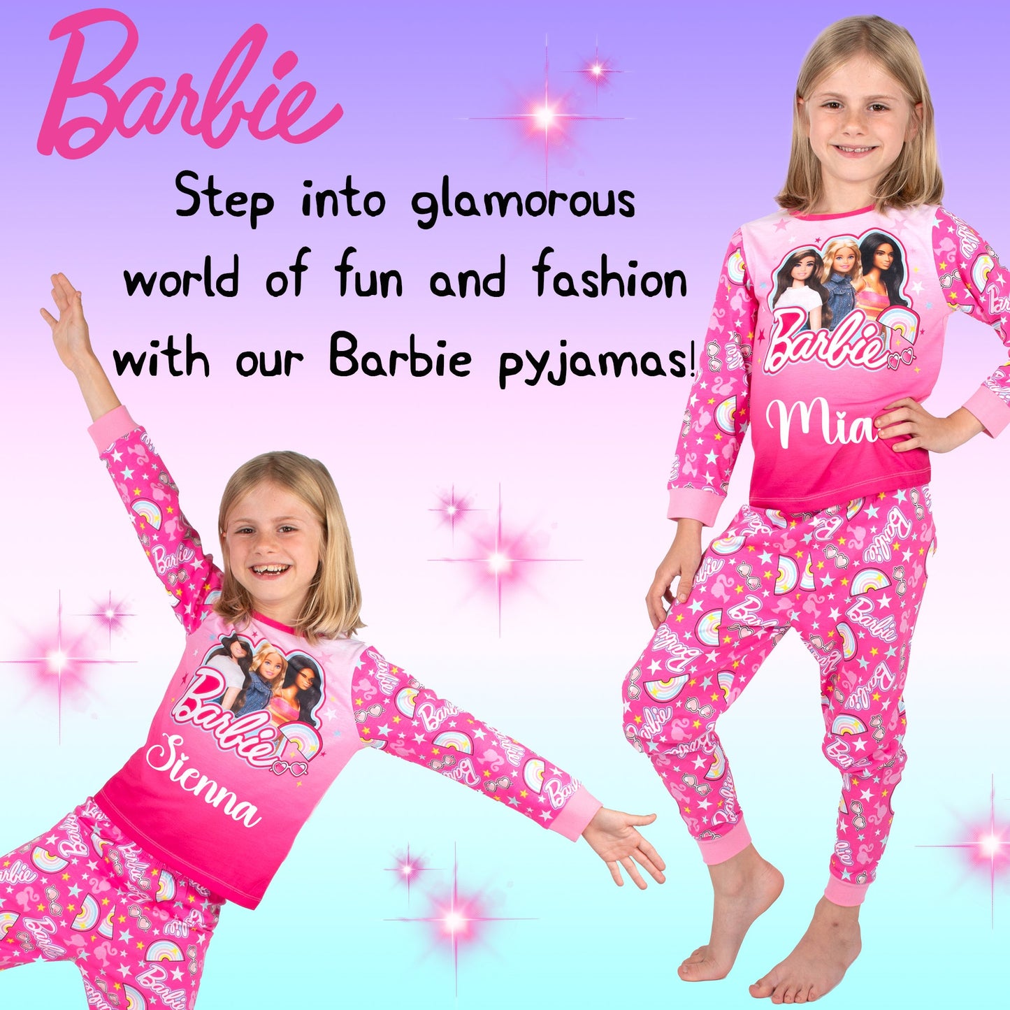 Barbie Pyjama-rose