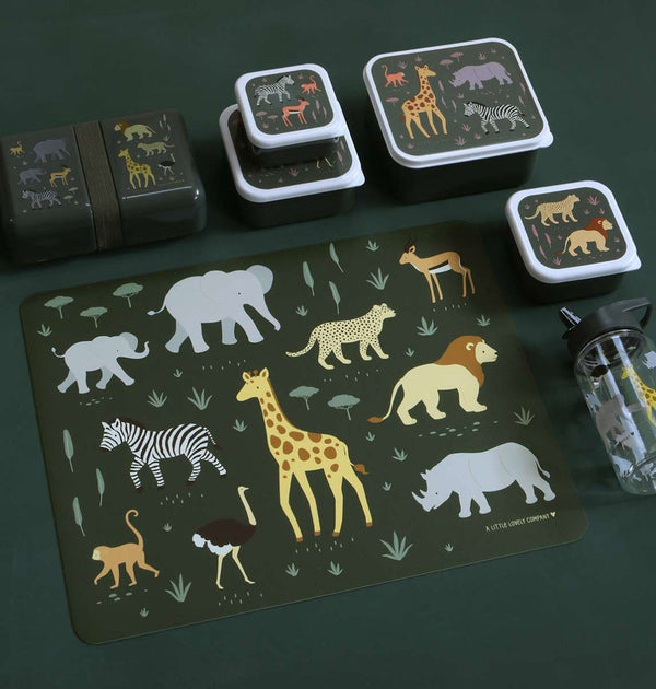 Set de table enfant - Savane – vue 2 – A Little Lovely Company