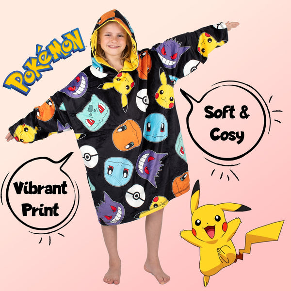 Pokémon Oversized Hoodie Blanket