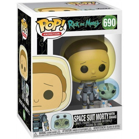 Pop! & Buddy Space Suit Morty with Snake