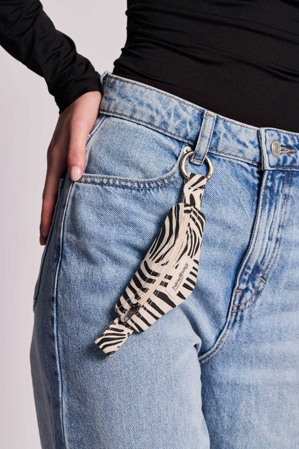 Côme Banana Zebra Ecru Keychain