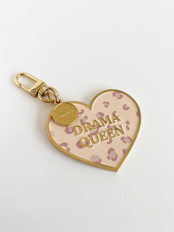 Enameled charm keyring - ZOÉ