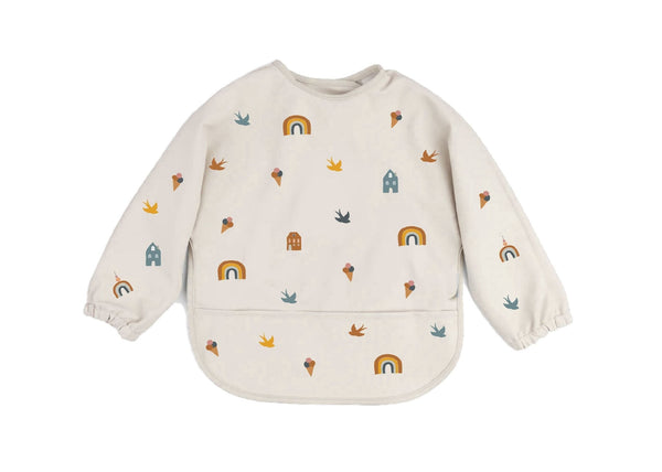 Long-sleeved bib RAINBOW
