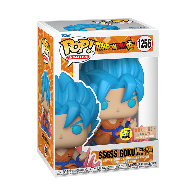 Pop! Super Saiyan Goku (Kaio-Ken Times Twenty) (GLOW) - PRECOMMANDE*