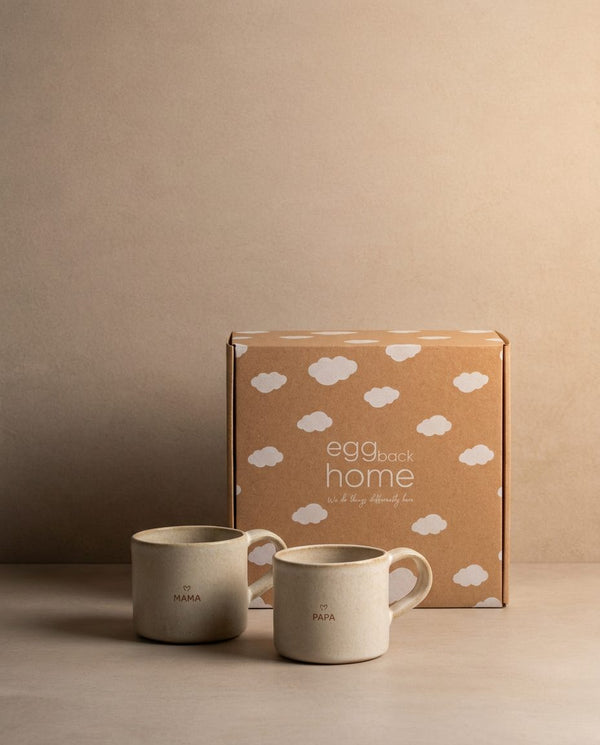 Sand Storm Ensemble de 2 tasses Collection Mama & Papa
