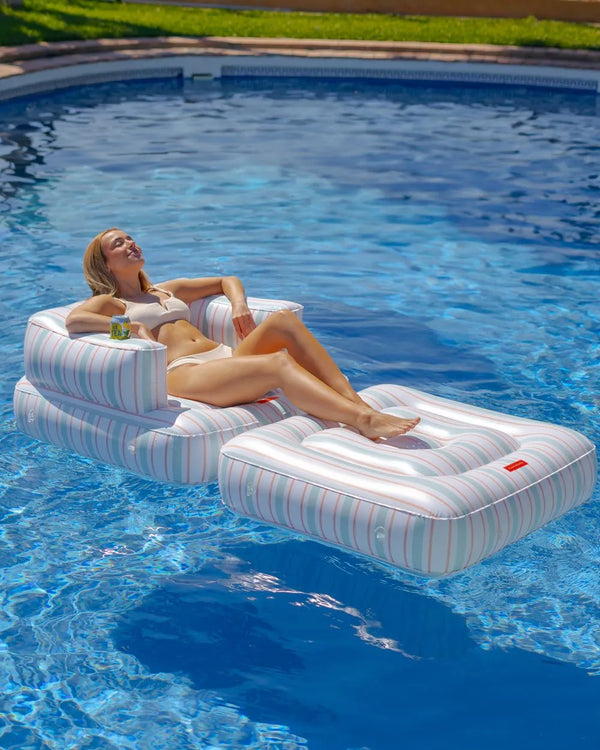 2-in-1 Inflatable Armchair - MARSALA