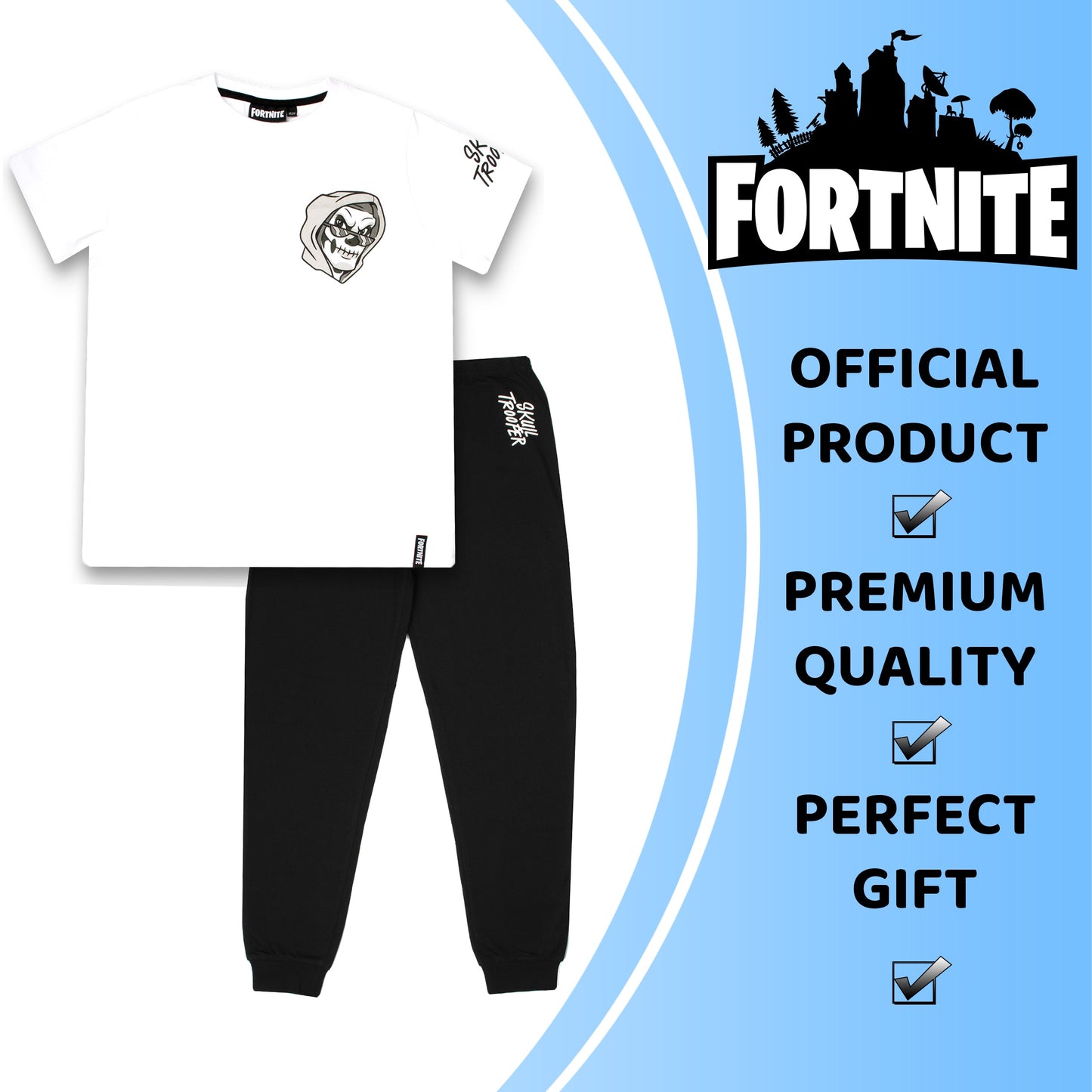 Fortnite Pajamas with Skull Trooper