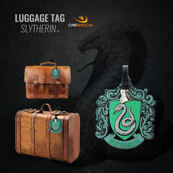 *Slytherin luggage tag