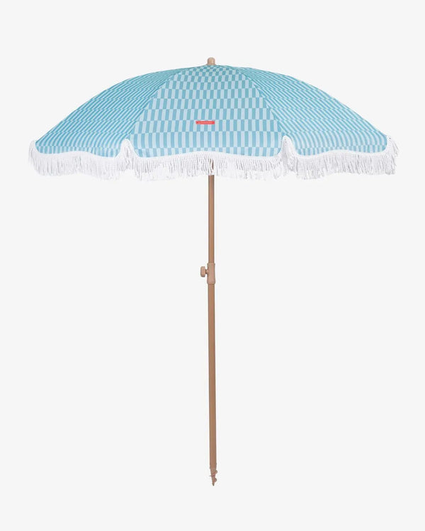 Outdoor blue parasol - CARAMEL